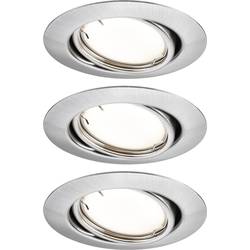 Paulmann 92464 LED vestavné svítidlo, LED, 14.7 W, železo (kartáčované), sada 3 ks