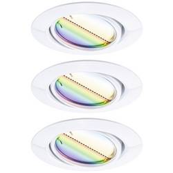 Paulmann 92466 LED vestavné svítidlo, LED, 14.7 W, bílá, sada 3 ks