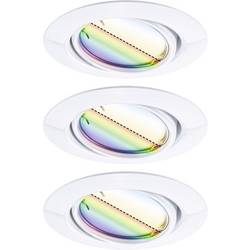 Paulmann 92466 LED vestavné svítidlo, LED, 14.7 W, bílá, sada 3 ks