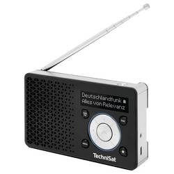 TechniSat DIGITRADIO 1 A 0100/4997 Akumulátorové rádio, DAB+, FM, Výstražná funkce ASA, s akumulátorem, černá, stříbrná