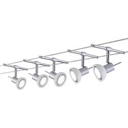 Paulmann Sheela 94136 základní lankový systém GU5.3 50 W LED chrom (matný), opálová