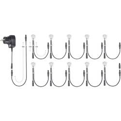 Brilliant G03093/82 Cosa 30 LED vestavné svítidlo, LED, pevně vestavěné LED, 1.5 W, nerezová ocel, sada 10 ks