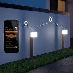 Steinel 055486 GL 80 Cubo venkovní stojací LED lampa s PIR detektorem LED pevně vestavěné LED 9.1 W stříbrná