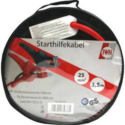 IWH 075633 startovací kabely 30.0 mm² hliník (poměděný) 3.50 m s plastovými kleštěmi