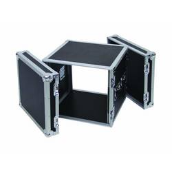 Roadinger PR-2 19palcový rack 10 U dřevo s rukojetí