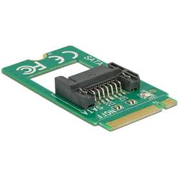 Delock sériový adaptér [1x M.2 - 1x SATA] 0 mm zelená