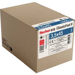Fischer 573046 šrouby do dřevotřísky 45 mm TX 1000 ks