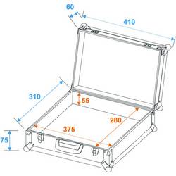 Roadinger 30109900 30109900 pouzdro na mikrofon (d x š x v) 140 x 420 x 330 mm