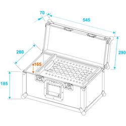 Roadinger UKAC-50 30126500 case (kufr) (d x š x v) 300 x 560 x 260 mm
