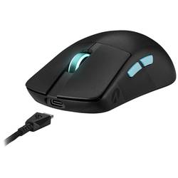 Asus Harpe Ace Aim Lab Edition optická herní myš, přenos bezdrátový, Bluetooth®, USB, 5 tlačítko, 36000 dpi, černá