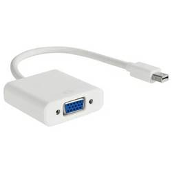 Akyga AK-AD-39 Mini-DisplayPort adaptér [1x VGA zásuvka - 1x zástrčka DisplayPort] bílá 15 cm