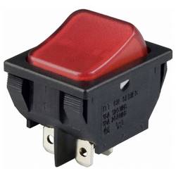 C & K Switches CN202J3RS215Q7 Rocker-Switch CN Series 120 V/AC 16 A 2x zap/vyp 1 ks Bulk