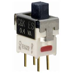 C & K Switches ES22MCBE Slide Switch ES Series posuvný přepínač 20 V/AC, 20 V/DC 2x vyp/zap IP57 1 ks Tray