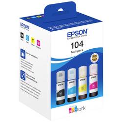 Epson C13T00P640 104 EcoTank Multipack náhradní náplň originál Epson černá, azurová, žlutá, purppurová 260 ml