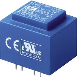 BLOCK AVB 1,5/2/15 transformátor do DPS 2 x 115 V 2 x 15 V/AC 1.50 VA 50 mA