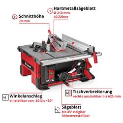 Einhell TE-TS 36/8 T Li-Solo akumulátorová abrazivní pila, průměr listu 210 mm
