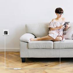 LogiLink Kabel USB-C USB 2.0 USB-C ® zástrčka, USB-C ® zásuvka 3.00 m bílá CU0222