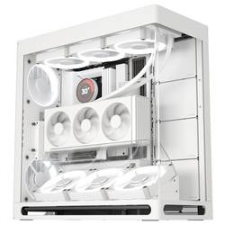 HAVN HAVN HS 420 VGPU PC-Gehäuse, Midi-Tower, E-ATX, Tempered Glass, PCIe 5.0 Riser midi tower herní pouzdro, pouzdro, PC skříň bílá