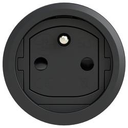 PC Electric 2411-ssc zásuvka guma 250 V černá IP54
