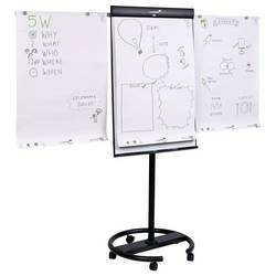 Legamaster mobilní flipchart SKETCH PRO (š x v x h) 680 x 2050 x 640 mm omyvatelný, popisovatelný, výškově nastavitelný, vč. držáku bloku 7-153610