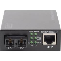 Digitus DN-82150 LAN 10/100/1000 MBit/s, SC Duplex konvertor médií 10 / 100 / 1000 MBit/s