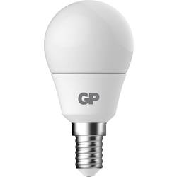 GP GPMGLE14STD854C3 LED Energetická třída (EEK2021) F (A - G) E14 kulatý tvar 5.6 W = 40 W teplá bílá (Ø x d) 45 mm x 84 mm 3 ks