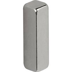 Maul neodymový magnet MAUL (š x v x h) 15 x 4 x 4 mm obdélníkový, tyčový stříbrná 4 ks 6169096