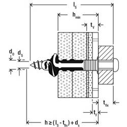 Fischer 557727 DuoSeal hmoždinka 38 mm 6 mm 50 ks