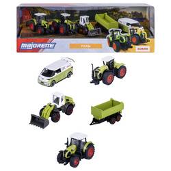 Majorette Claas, Volkswagen (VW) Claas Farm 5 Pieces Giftpack hotový model Model zemědělského stroje