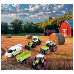 Majorette Claas, Volkswagen (VW) Claas Farm 5 Pieces Giftpack hotový model Model zemědělského stroje