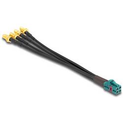 Delock pro Wi-Fi antény kabel [1x Fakra zásuvka - 4x SMA zásuvka] 0.2 m černá