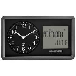 TFA Dostmann 60.3552.01 DCF rádiové hodiny 25.4 cm x 4.4 cm x 15.2 cm , černá