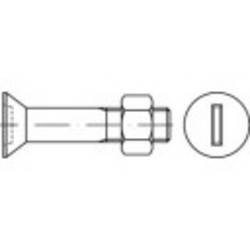 TOOLCRAFT 144306 zápustný šroub M12 80 mm příruba DIN 7969 ocel galvanizováno zinkem 50 ks