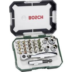 Bosch Accessories Promoline 2607017392 sada bitů, 27dílná, plochý, křížový PZ, křížový PH, inbus, vnitřní šestihran (TX), 1/4 (6,3 mm)