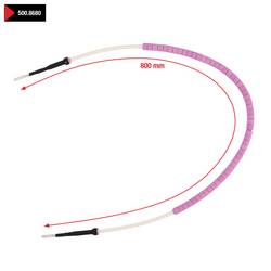 KS Tools 500.8687 Indukční cívka s keramickou ochranou, tvarovatelná, 800 mm