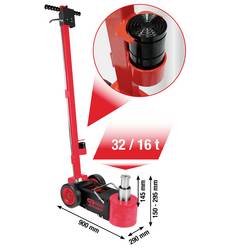 KS Tools Pneumaticko-hydraulický zvedák vozíků tlakových lahví