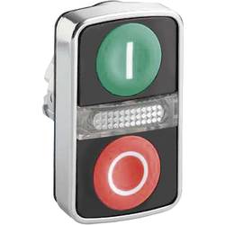Schneider Electric ZB4BW7A3741 Harmony ZB4BW7A3741 dvojitý tlakový spínač s možností osvětlení 2 tlačítka zelená, červená 1 ks Single