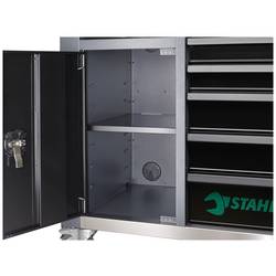Stahlwille 85010621 pracovní stůl (š x v x h) 1150 x 1045 x 500 mm antracitová, černá