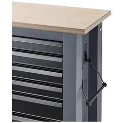 Stahlwille 85010621 pracovní stůl (š x v x h) 1150 x 1045 x 500 mm antracitová, černá