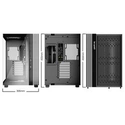 BeQuiet LIGHT BASE 600 DX Black midi tower PC skříň černá