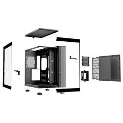 BeQuiet LIGHT BASE 600 DX Black midi tower PC skříň černá