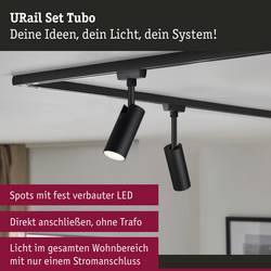 Paulmann 41304 sada lištových svítidel (230 V) URail LED 9 W LED černá (matná)