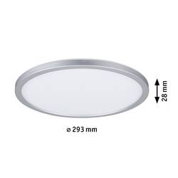 Paulmann Atria Shine 70991 LED stropní svítidlo 16 W teplá bílá chrom (matný)