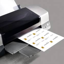 Sigel LP790 potisknutelné vizitky, hladké hrany 85 x 55 mm vysoce bílá 100 ks Formát papíru: A4