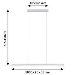 Paulmann Lento Pendell 79901 závěsné světlo LED LED bílá