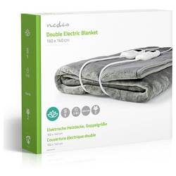 Nedis PEBL130CWT2 vyhřívací deka 120 W šedá, bílá