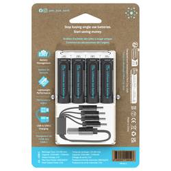 Paleblue akumulátor AA, Li-Ion, 1700, 1.5 V, 4 ks