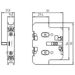Siemens 3TY6501-1K blok pomocných spínačů s pomocným kontaktem Vhodné pro značku (relé): Siemens Piece 1 ks