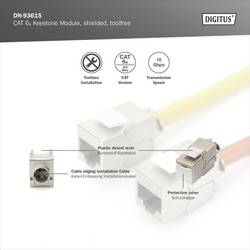 Digitus DN-93615 RJ45 vestavný modul Keystone CAT 6A 1 ks