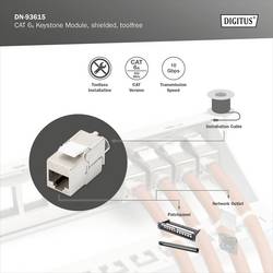Digitus DN-93615 RJ45 vestavný modul Keystone CAT 6A 1 ks